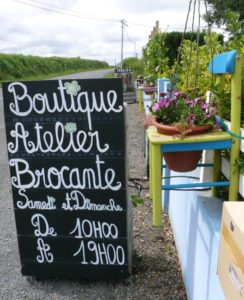 présentation des horaires de la boutique Atelier Brocante